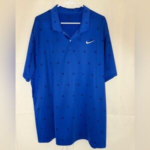 Nike Men's Royal Blue Polo Shirt